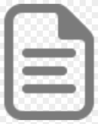 Document Image - Simple Document Icon Clipart
