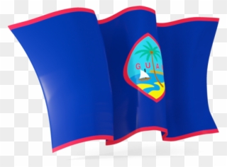 Guam Flag Waving Clipart