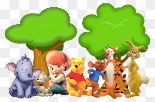 Winnie The Pooh - Winnie The Pooh Png Party Clipart