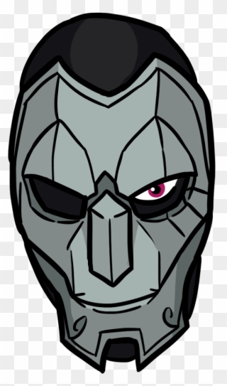 Jhin From League Of Legends Graphic Design Art, League - Jhin Mask Png Clipart