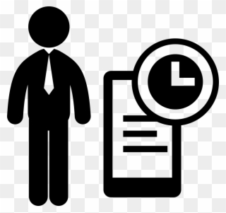 Test With Time Control For A Business Man Comments - Businessperson Clipart