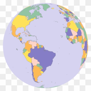 Real World Clipart Planet Earth - Political World Map - Png Download