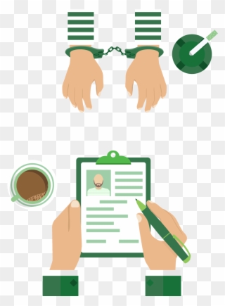 The Snappy Bail Process - Illustration Clipart