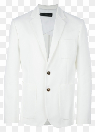 White Blazer Png Photo Background - Formal Wear Clipart
