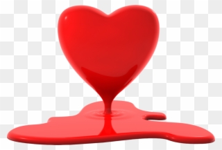 Share This Image - Melting Heart Clipart