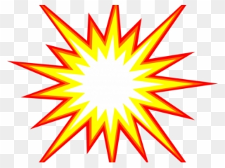 Explosion Clipart Starburst - Transparent Background Explosion Clipart - Png Download