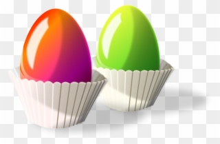 Cupcake Easter Eggs - Hiasan Telur Paskah Tercantik Clipart