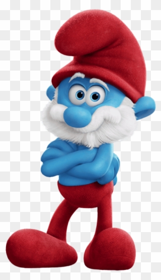 Free Png Papa Smurf Png - Smurfs The Lost Village Papa Smurf Clipart