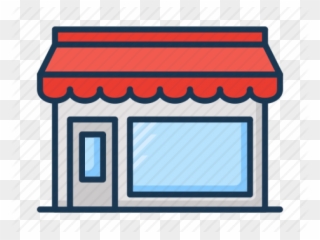 Canopy Clipart Shop Roof - Store Icon Svg - Png Download