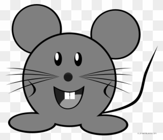 Grayscale Mouse Animal Free Black White Clipart Images - You Re Welcome Dibujo - Png Download