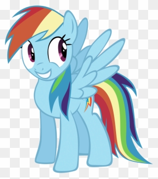 Rhubarb-leaf, Rainbow Dash, Safe, Simple Background, - Rainbow Dash My Little Pony Characters Clipart