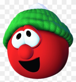 Bob The Tomato Wearing Winter Hat - Bob The Tomato Hat Clipart