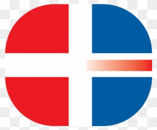 Icelandic And Danish Flag , Png Download - Icelandic And Danish Flag Clipart
