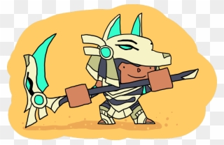 Clunse, Year Of The Bungis On Twitter - Brawlhalla Mirage Anubis Clipart