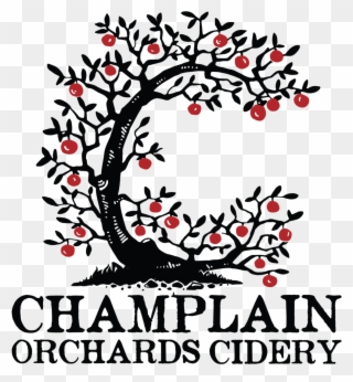 Cidery Logo Vertical Nobanner - Champlain Orchards Cider Clipart