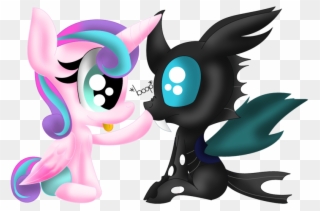 Source - Flurry Heart And Changeling Clipart