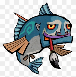 Fishman - Zelda Wind Waker Personnages Clipart