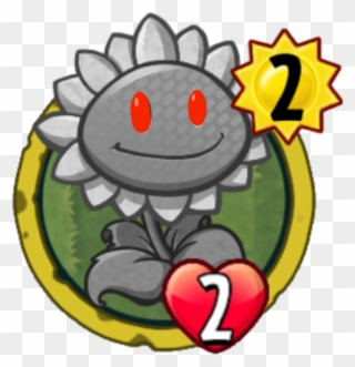 Flower-tron - Plants Vs Zombies Heroes Sunflower Clipart