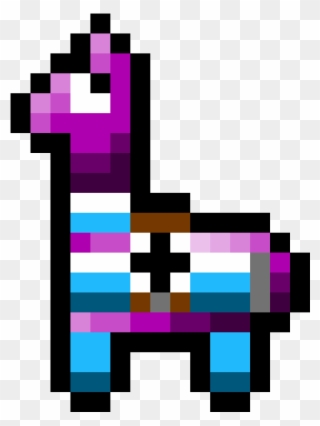 1184 x 1184 18 pixel art fortnite llama clipart - lama de fortnite dibujo