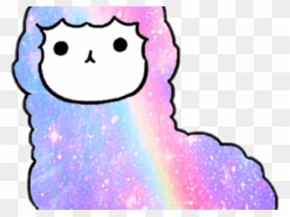 Drawn Alpaca Galaxy - Unicorn Pusheen Cat Coloring Pages Clipart