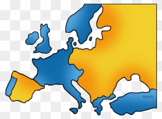 Marshall Plan - Mapa Polski Na Tle Europy Clipart
