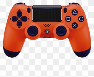 Video Game Controller Png Free Pic - Dualshock 4 Sunset Orange Clipart