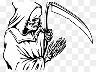 Reaper Clipart Sickle - Death Drawing - Png Download