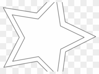 Star Clipart Outline - Cross - Png Download