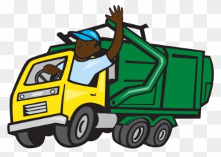 Mac's Moving /rubbish Removal Services - Cartoon Garbage Truck Clipart