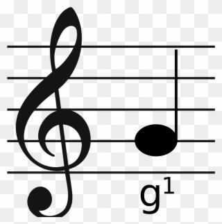 Music Treble Clef - G Clef In Music Clipart