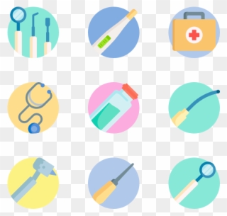 Medical Instruments - Circle Clipart