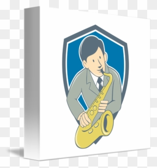 Musician Clipart Sax Player - Musician - Png Download