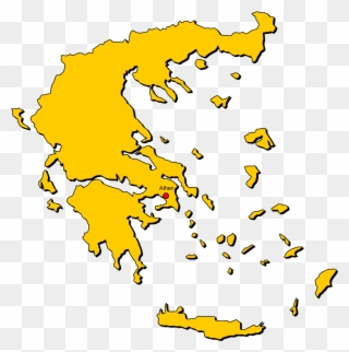 Greece Map , Png Download - Karystos Greece Map Clipart