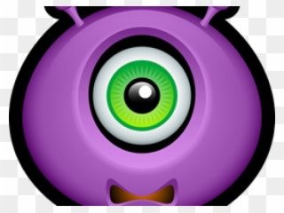 Pink Eyes Clipart Scary Monster - Circle - Png Download