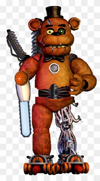 Freakshow Sticker - Withered Freddy Fnaf 1 Clipart