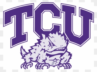 Tcu Horned Frogs Iron On Stickers And Peel-off Decals - Tcu Horned Frogs Logo Vector Clipart