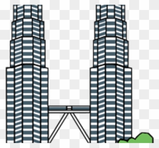 Towers Clipart Petronas Tower - Petronas Twin Towers - Png Download