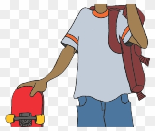 Skateboarding Clipart Max - Cartoon - Png Download