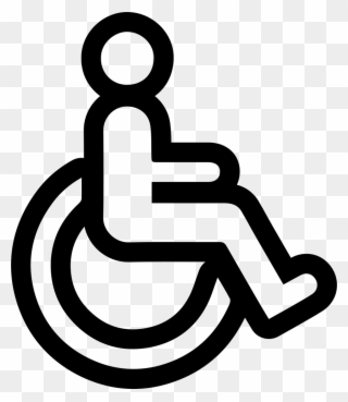 848 X 980 1 - Disabled Person Sign Clipart