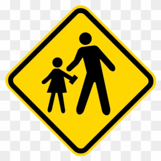 School-zone - Traffic Sign Clip Art - Png Download