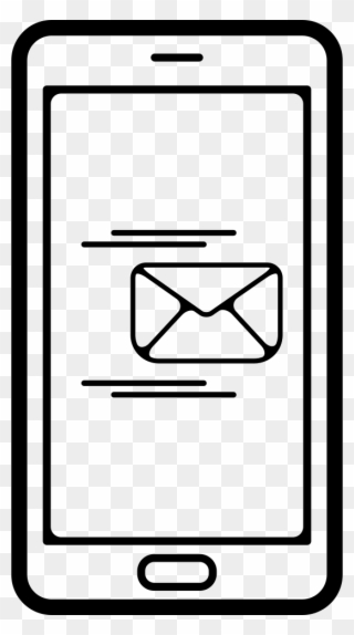Sending Email By Phone Comments - Icon Clipart
