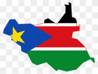 South Sudan Map Outline Clipart