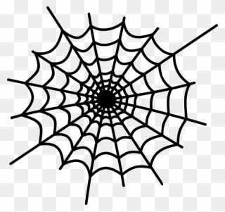 1280 X 1204 4 - Halloween Clipart Spider Web - Png Download