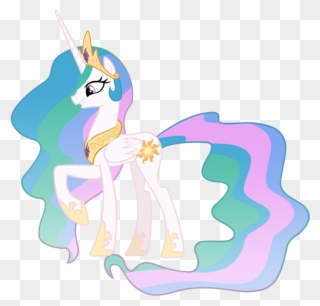 Princess Celestia Png File - My Little Pony Alicorn Princess Celestia Clipart