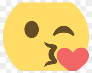 Kiss Smiley Clipart Png - Emoji Transparent Png