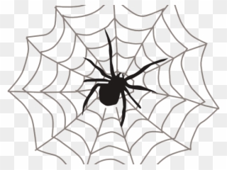 Spider Web Clipart - Spider In Web Clipart - Png Download
