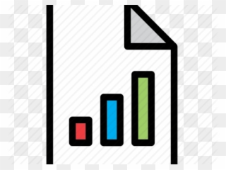 Graph Clipart Vertical Bar - Document Icon Transparent - Png Download