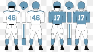 1950 Providence Angels Uniform By Verast - Football Player Clipart