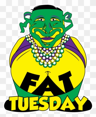 Fat Tuesday New Orleans Mardi Gras Carnival Ⓒ - Mardi Gras Clipart