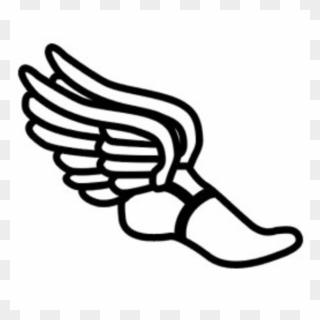 Vector Clip Art Online, Royalty Free Public - Cross Country Winged Foot - Png Download